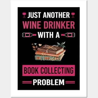 Wine Drinker Book Collecting Books Bibliophile Posters and Art